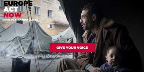 Caritas International Belgique « Europe act now »: donnez une voix aux réfugiés syriens