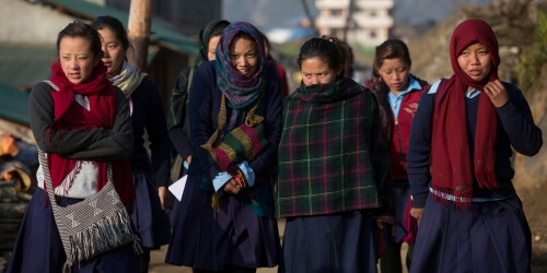 Caritas International Belgique Réhabilitation de 34 écoles à Sindhupalchok