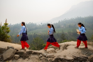 Caritas International België Samen scholen bouwen in Sindhupalchok