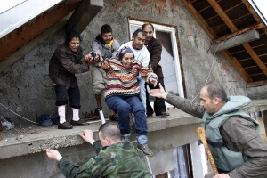 Caritas International België Balkan staat blank door ongeziene overstromingen