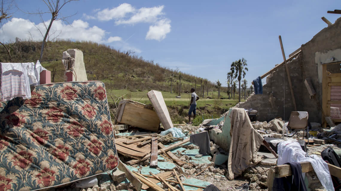 Caritas International Belgique Post-Matthew : après la tempête la reconstruction