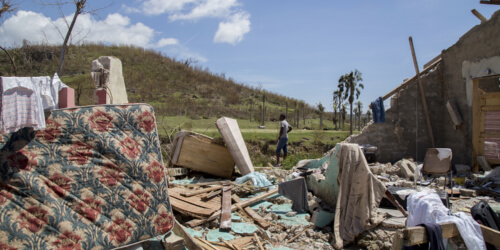 Caritas International België “Ze buigen maar ze breken niet” – Haïti na de doortocht van orkaan Matthew