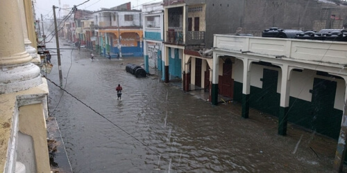 Orkaan Matthew veroorzaakt zware schade in Haïti