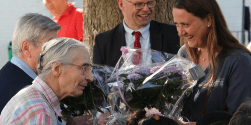 Caritas International België De Logis de Louvranges nemen afscheid van Zuster Christiane en Zuster Jeanne