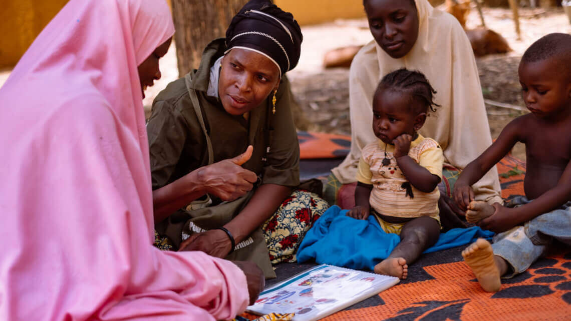 Caritas International België Vrouwen bestrijden ondervoeding in Niger