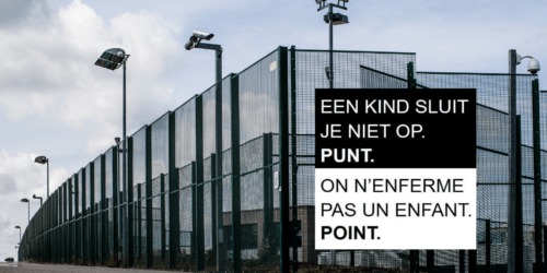 Caritas International België Teken de petitie tegen detentie van kinderen