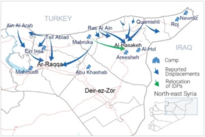 Caritas International Belgique Invasion turque en Syrie : plus de 150.000 personnes prennent la fuite