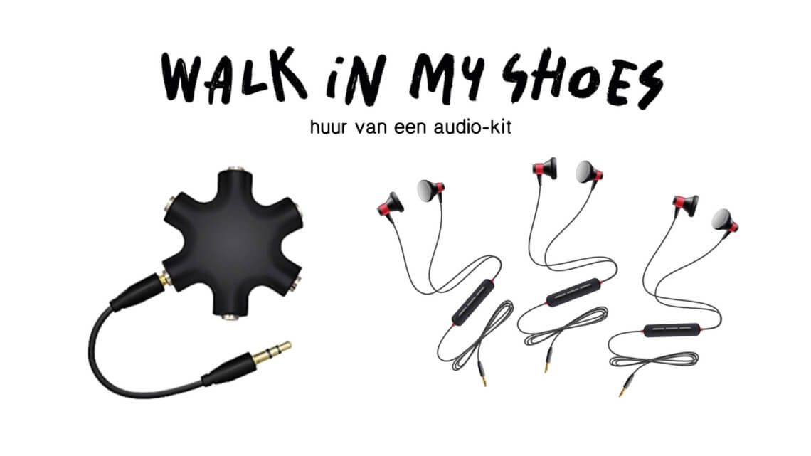 Caritas International België Walk in my shoes: huur van een audio-kit