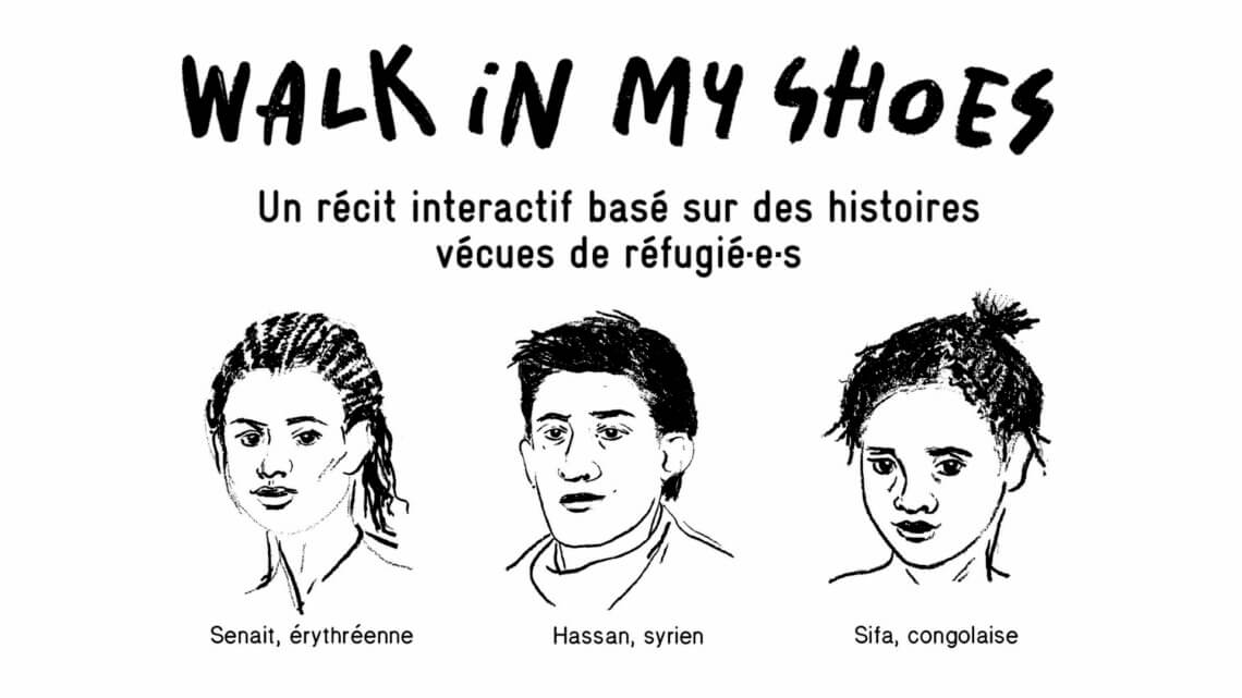 Caritas International Belgique Walk-in-my-shoes.be : « Avoir à faire des choix aussi déchirants à un si jeune âge est dur. »
