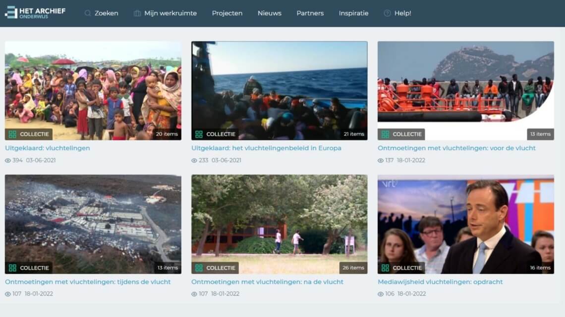 Caritas International België Lesmateriaal in de kijker: audiovisueel materiaal rond mensen op de vlucht