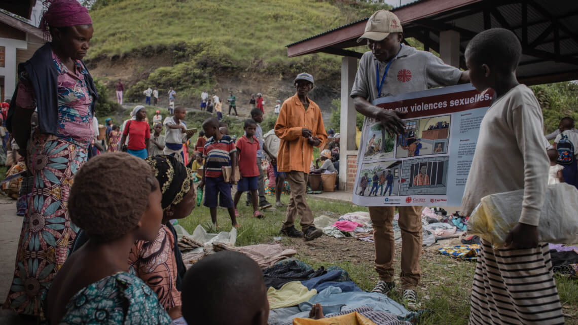 Caritas International België Lokale comités helpen vrede te versterken in Zuid-Kivu