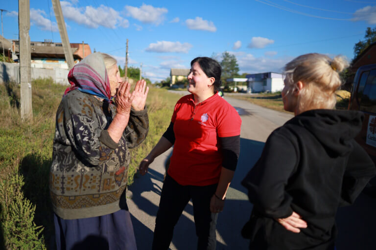 De Caritas netwerk help de mensen die in Okraïne zijn gebleven 