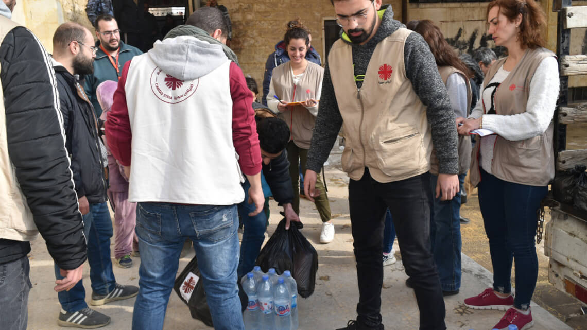 Caritas International België Aardbevingen in Turkije en Syrië: Caritas-netwerk hielp al meer dan 50.000 overlevenden