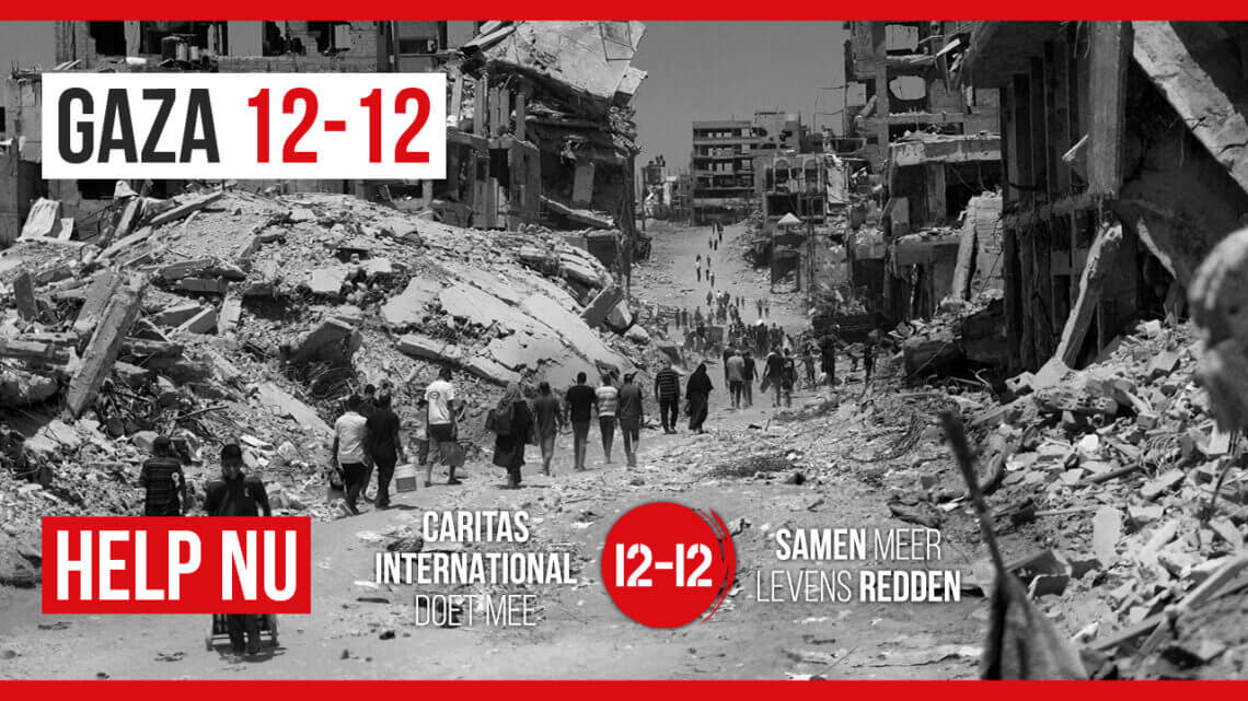 Caritas International België Staakt-het-vuren in Gaza: een sprankeltje hoop en een nieuw elan voor humanitaire acties