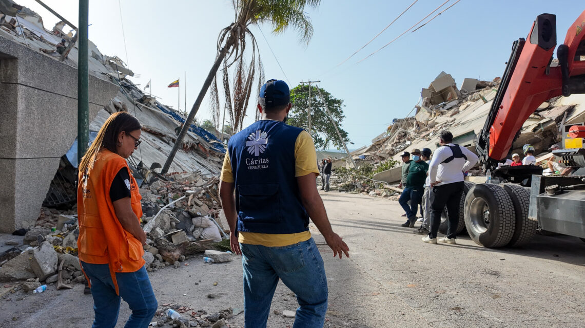 Caritas International Belgium After the earthquakes, Venezuela faces major challenges