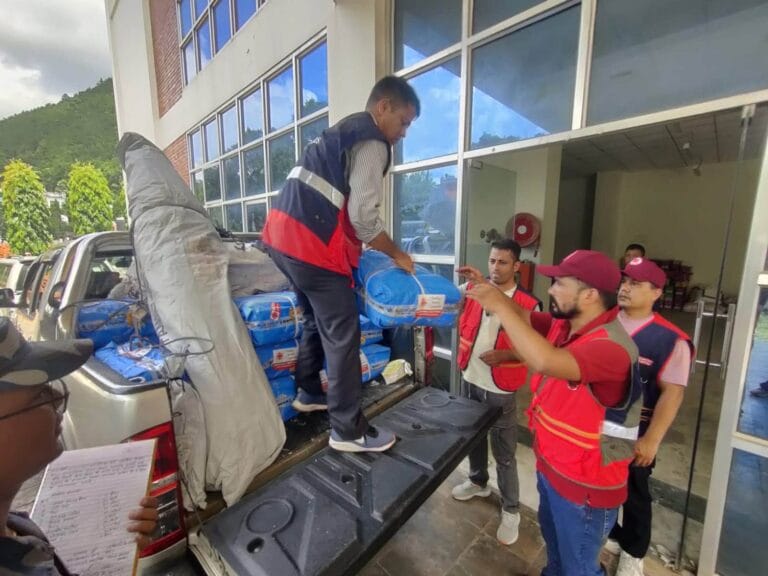 Caritas International Belgium Floods in Nepal: aid efforts take shape as communities remain cut off